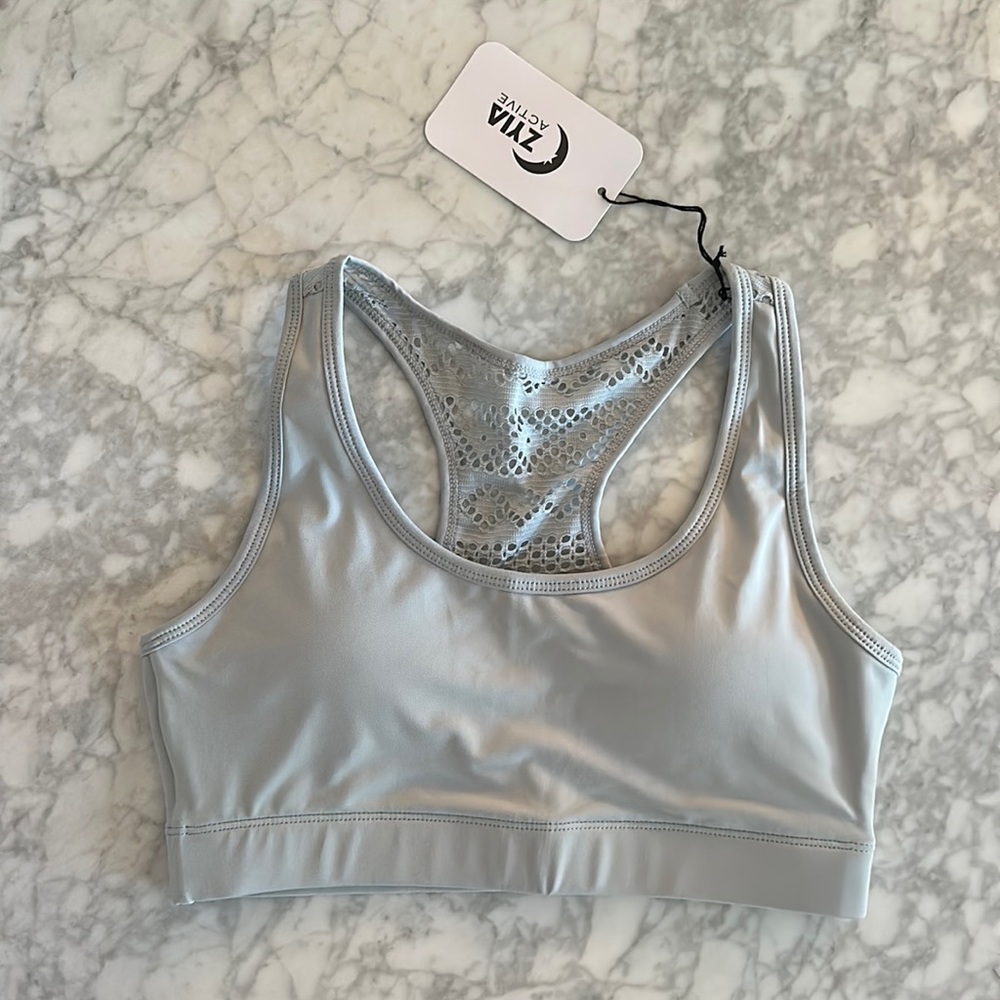 ZYIA Active Pearl River Bomber Bra